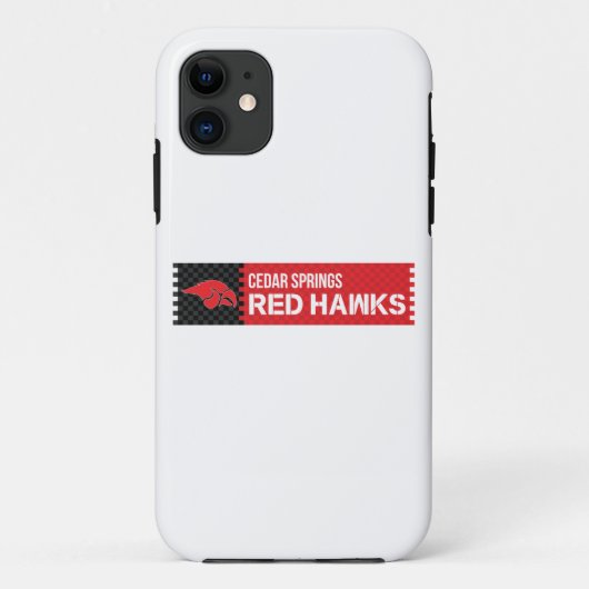 Cedar Springs Red Hawks Case-Mate iPhone Case (Achterkant)