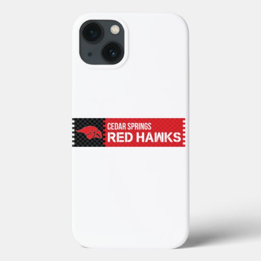 Cedar Springs Red Hawks Case-Mate iPhone Case (Achterkant)