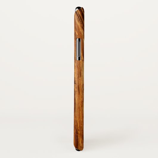 Cedar Textured Wooden Bark look Case-Mate iPhone Case (Achterkant / rechts)