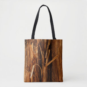 Cedar Textured Wooden Bark look Draagtas