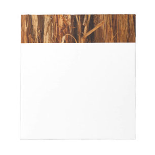 Cedar Textured Wooden Bark look Notitieblok