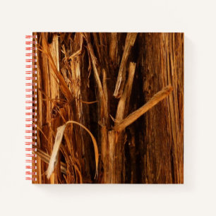 Cedar Textured Wooden Bark look Notitieboek