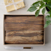 Cedar Textured Wooden Bark look Tissuepapier (Geschenk)