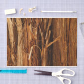 Cedar Textured Wooden Bark look Tissuepapier (Craft)