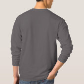 Cedar Tree Lofty Human Funny Quote Gele Tekst T-shirt (Achterkant)