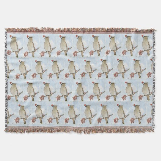 Cedar Waxing Deken (Voorkant)
