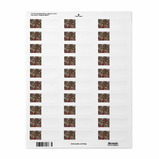 Cedar Waxing Etiket (Full Sheet)