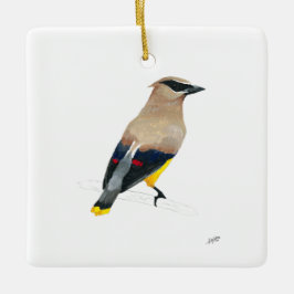 Cedar Waxing Keramisch Ornament
