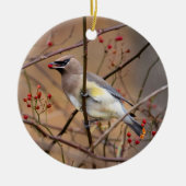 Cedar Waxing | kerstversiering Keramisch Ornament (Voorkant)
