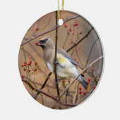 Cedar Waxing | kerstversiering Keramisch Ornament (Links)