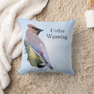 Cedar Waxing Kussen