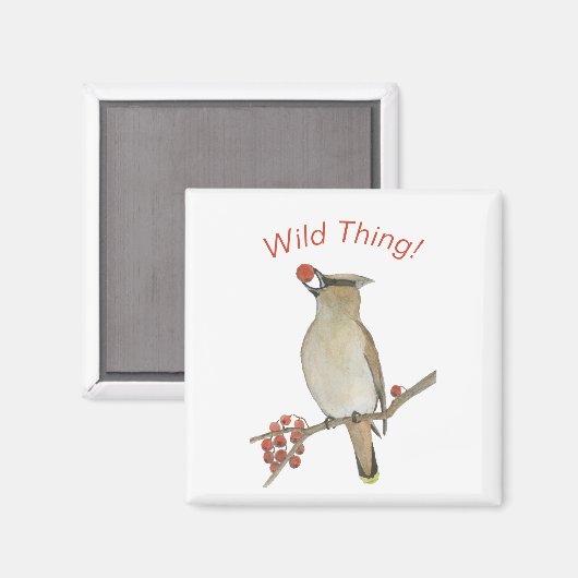 Cedar Waxing Magneet (Voorkant / Achterkant)