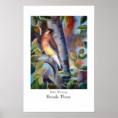 Cedar Waxing Poster (Voorkant)