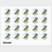 Cedar Waxing Ronde Sticker (Vel)