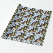 Cedar Waxwing - Backyard Bird - Wrapping Paper Rol Cadeaupapier (Uitgerold)