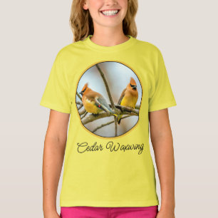 Cedar Waxwing - Originele foto T-shirt