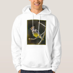 Cedar Waxwing zangvogel origineel wilde vogel foto Hoodie