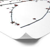 Cedar Waxwings Poster (Hoek)