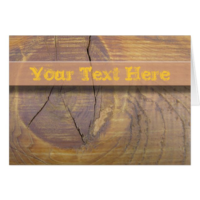 Cedar Wood Knot Foto (Voorkant Horizontaal)