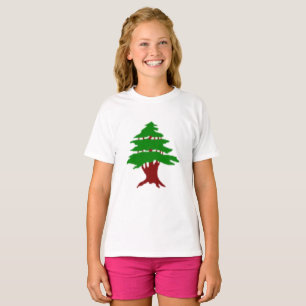 Ceder van Libanon Premium Patriottisch beeld T-shi T-shirt