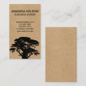 cederboom | landschapsarchitectuur | hovenier visitekaartje (Voorkant / Achterkant)