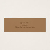 Cèdre cirage Oiseau Nature Mini Signet (Dos)