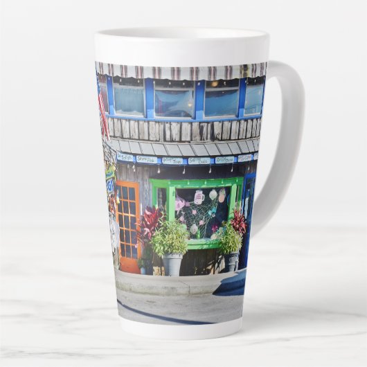 Cèdre Clé Magasins Latte Mug (Angle droit)