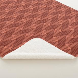 Cèdre géométrique couverture Sherpa (3 tailles)