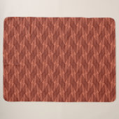 Cèdre géométrique couverture Sherpa (3 tailles) (Devant (Horizontal))