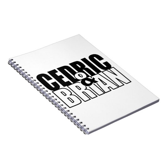 Cedric en Brian Swag Notitieboek (Rechterzijde)