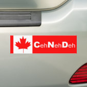 CehNehDeh bumpersticker (Op auto)