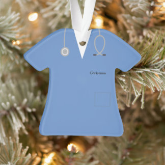 Ceil Blue persoonlijke medische scrubs novelty Ornament