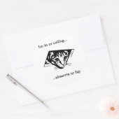 Ceiling Cat ubservin u... Ronde Sticker (Envelop)