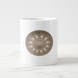 Ceiling Rosette with LED Uplighting Extra Grote Beker