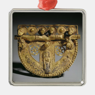 Ceinture-boucle avec la décoration granulée,