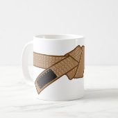 ceinture Brown djiujitsu tasse à café (Devant gauche)