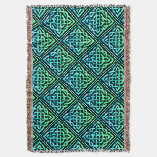 Ceinture celtique - Couverture verte bleue (devant Vertical)