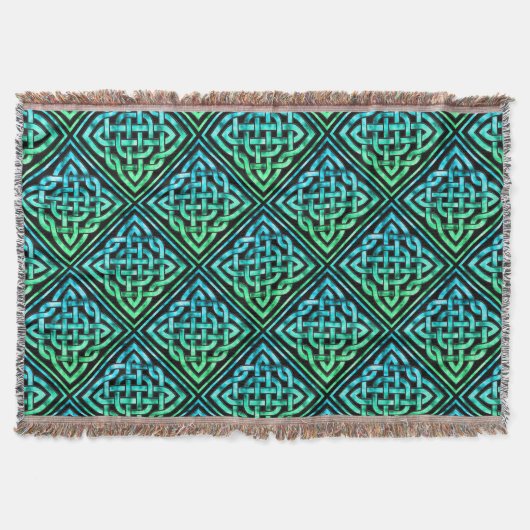Ceinture celtique - Couverture verte bleue (Devant)
