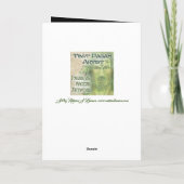 Ceinture de feu Carte de voeux pliée (Dos)