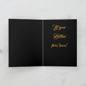 Ceinture de feu Carte de voeux pliée (Intérieur)