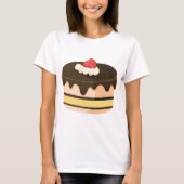 Cek en aardbei t-shirt (Voorkant)