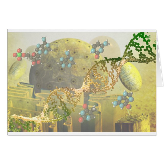 Cel met DNA (Voorkant Horizontaal)