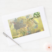 Cel met DNA-stickers Rechthoekige Sticker (Envelop)