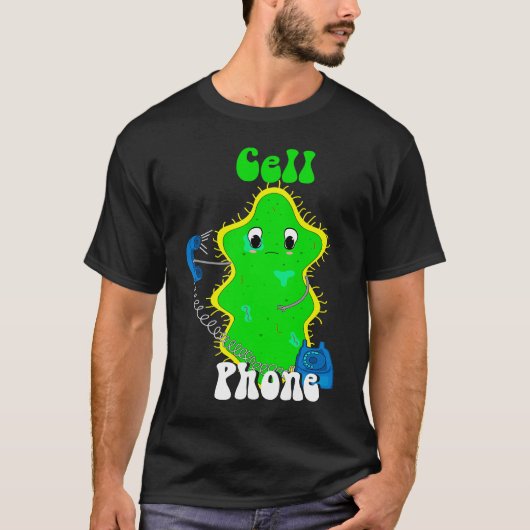 Cel Phone Future Science Chemistry Studie T-shirt (Voorkant)