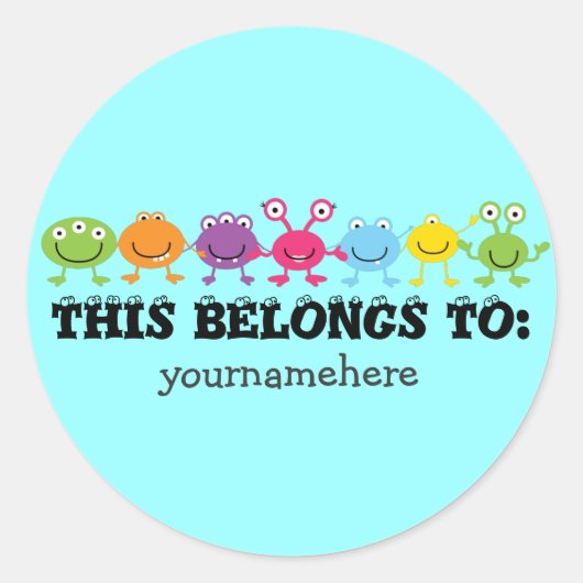 CELA APPARTIENT À BONS Stickers Aliens (Devant)