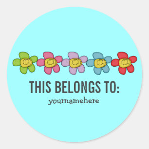 CELA APPARTIENT À BONS Stickers Fleur Doodle