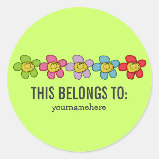 CELA APPARTIENT À BONS Stickers Fleur Doodle