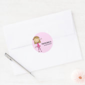 CELA APPARTIENT À Sticker Girly Ballerina (Enveloppe)