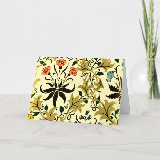 Celadine,  William Morris patroon, Kaart (Voorkant)