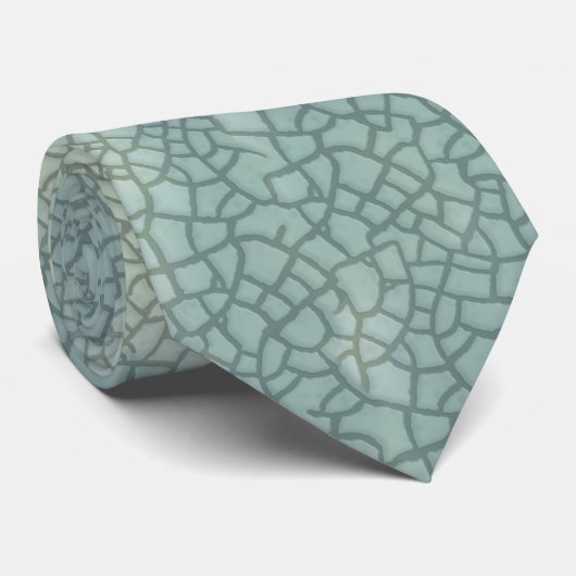 Celadon Crackle Glaze Stropdas (Opgerold)